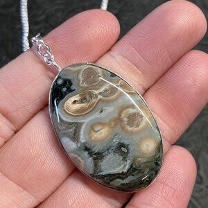 Ocean Jasper Necklace Stone Crystal Jewelry